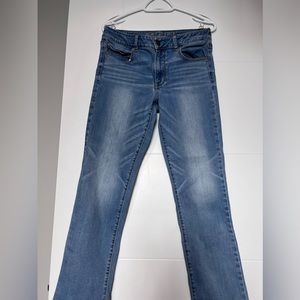 American Eagle Size 12 Straight Super Stretch Jeans